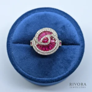 Rivora Ruby Vortex Ring