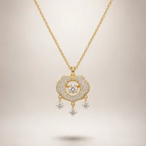 Dancing Diamond Necklace