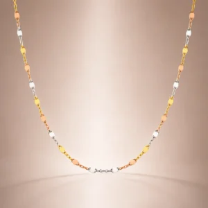 Milan Tri-Color Chain