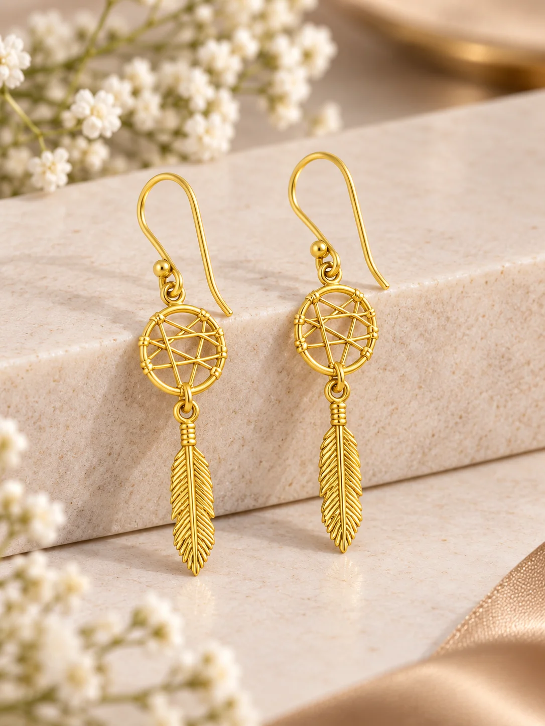 golden-dream-catcher-earrings